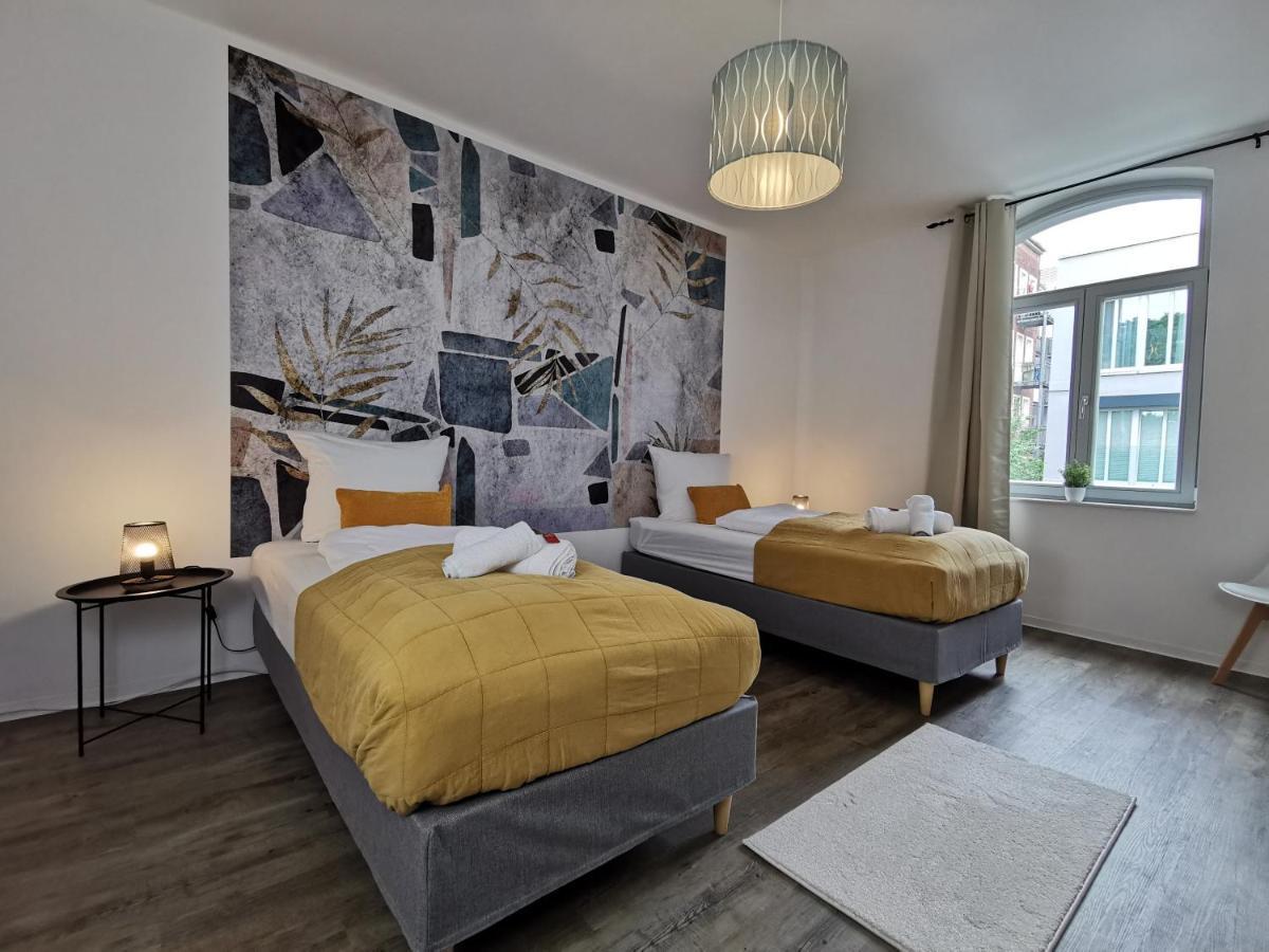 Bohnapartments - Town House Am Stadtpark - Gratis Parkplatz - Wlan Erfurt Exterior photo